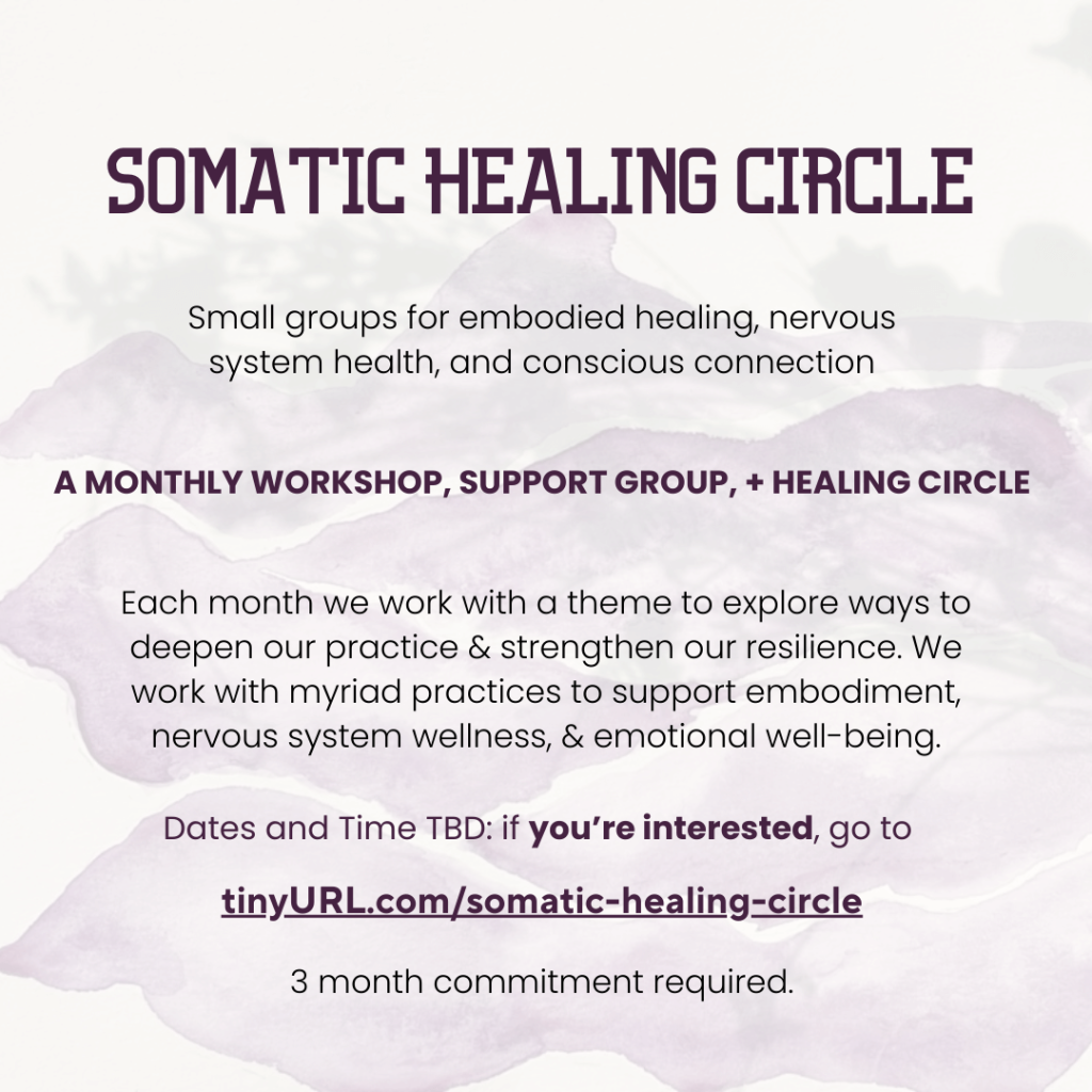 Somatic Healing Circle